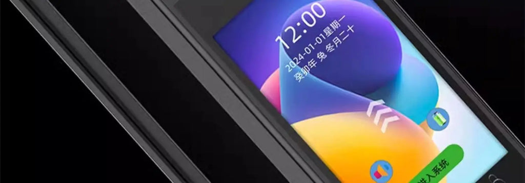 Fully automatic 3D visual facial recognition fingerprint, dual screen dual camera, home smart password lock
