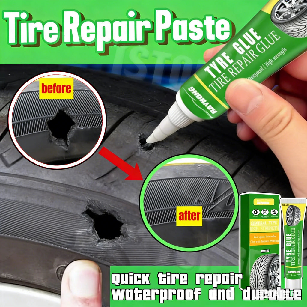 Tire Repair Glue Instant Adhesive Waterproof Multi-Purpose Adhesive Special Rubber for Car Tyres Quickly Repair Crack Holes Peel