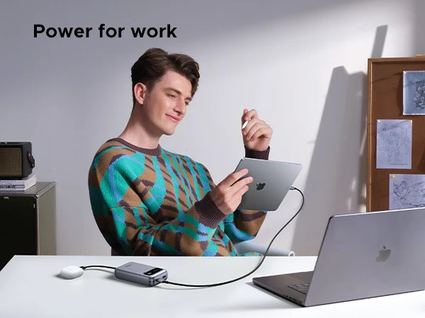 20000mAh Fast Charging Power Bank - Portable 22.5W USB-C Charger Tidesmit