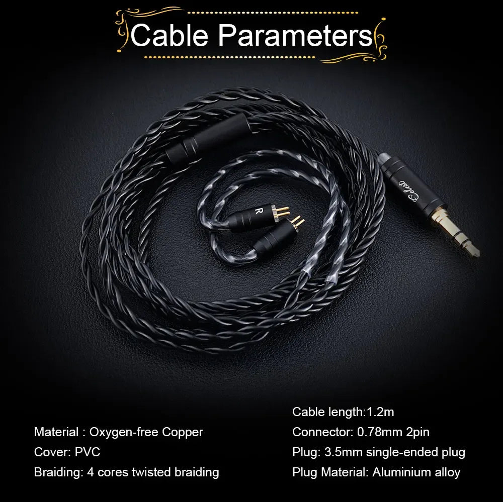Celest Wyvern HiFi Wired IEM Earphones With Microphone | Tidesmit Tidesmit