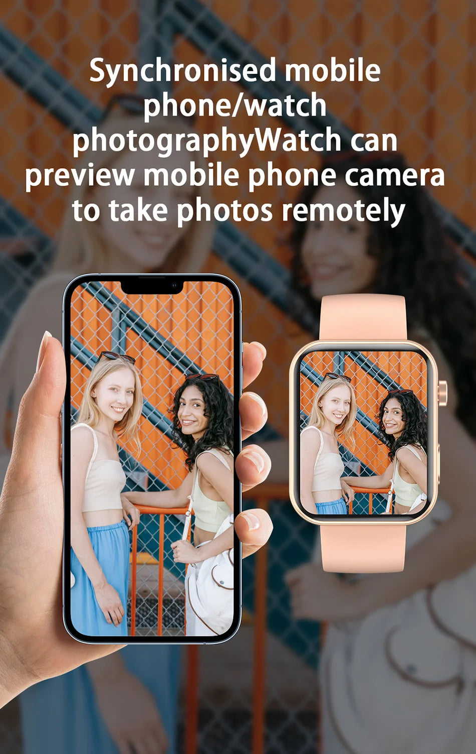 New Smart Watch Women Men Camera Take Photo Record Video Heart rate Sports Fitness Waterproof Bluetooth Call For Android iPhone
