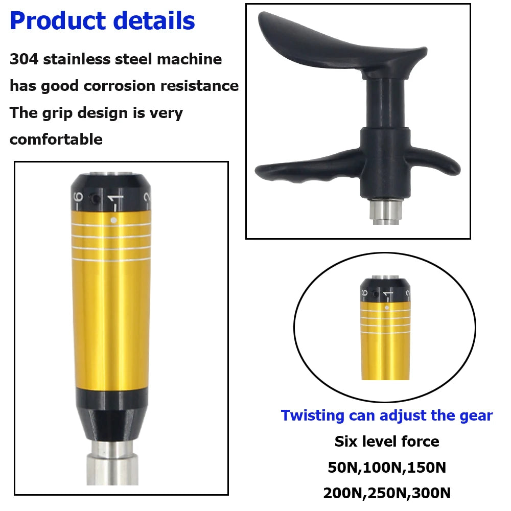Chiropractic Adjusting Tool 300N: Manual Spinal Therapy Device Fascia Gun Tidesmit