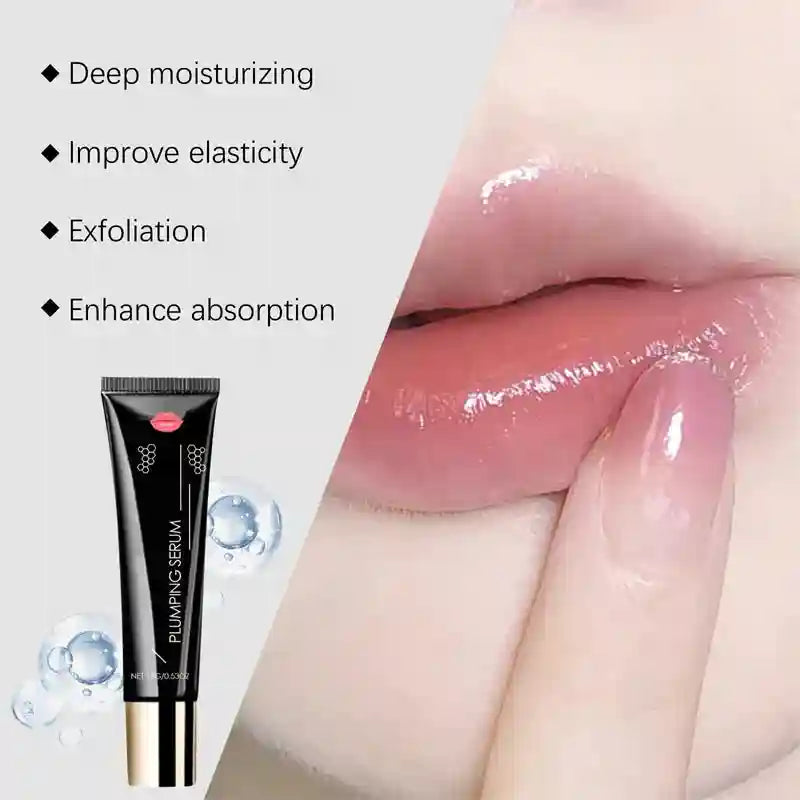 Lip Plumper Oil – Hydrating Lip Treatment & Volumizing Gloss by Tidesmit Lip Care Tidesmit