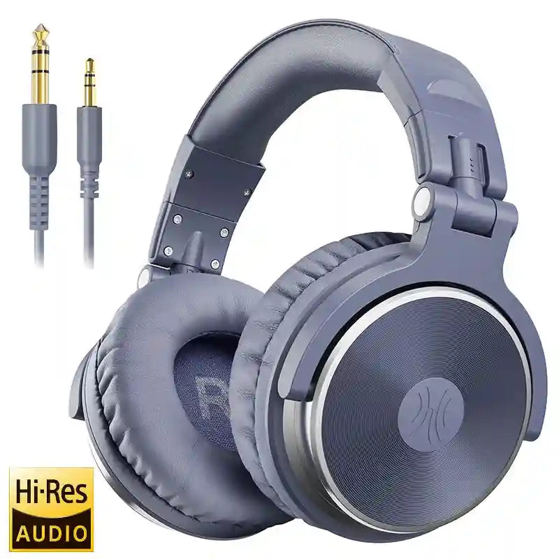 Wired Studio Monitor Headphones: Over-Ear Audio with Low Latency Purple Tidesmit