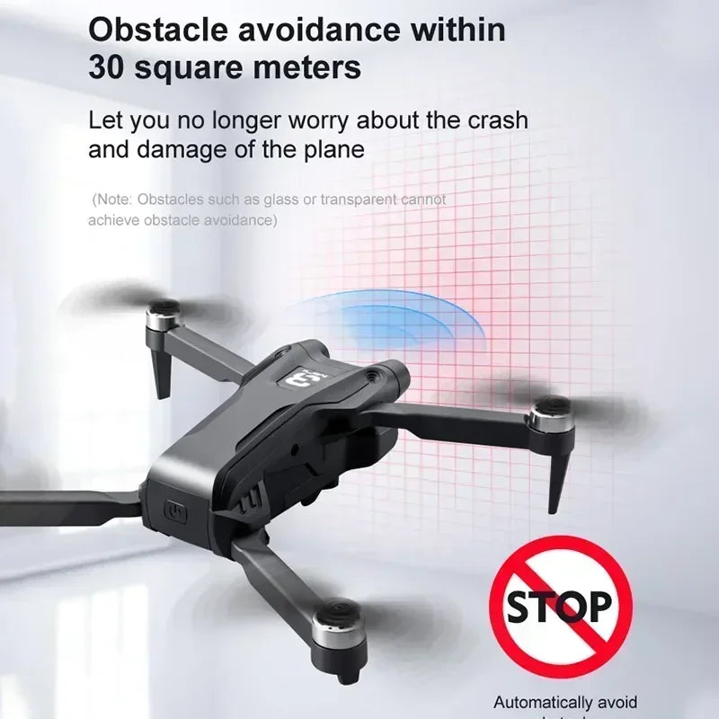 8K Camera Drone Foldable Quadcopter with Obstacle Avoidance | Tidesmit Tidesmit