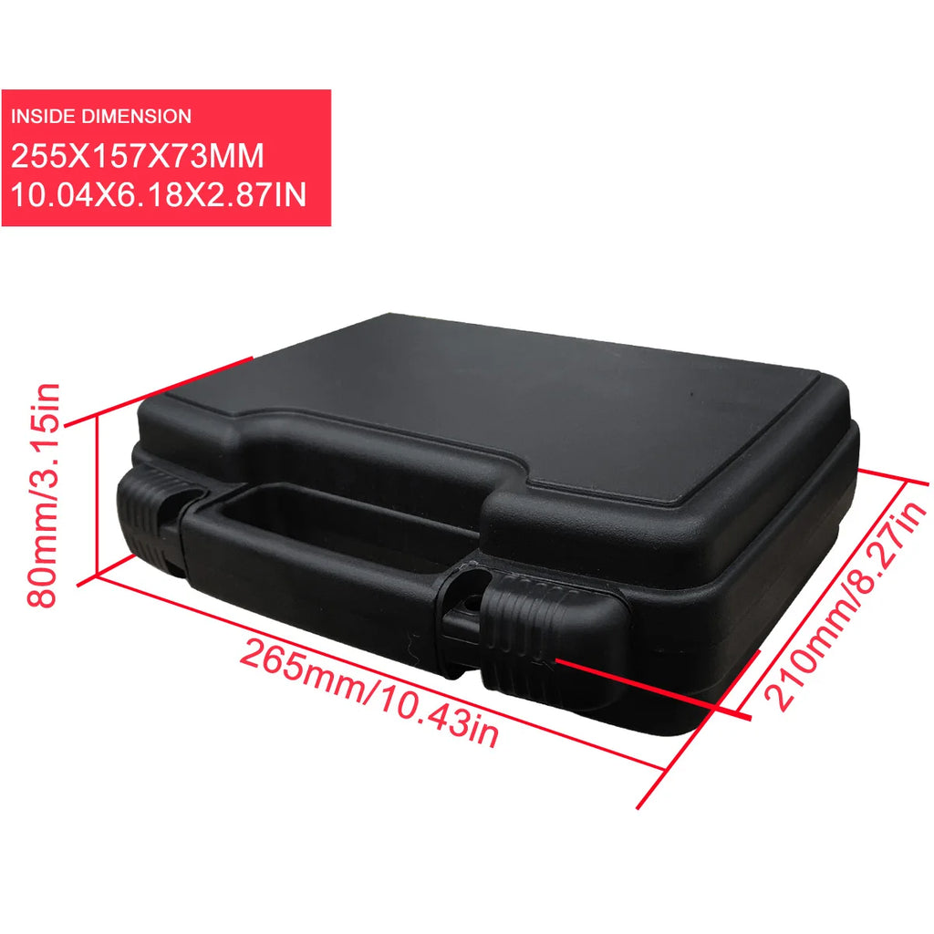 10pcs Woodworking Square Kit with Box, T-Square Scribing Tools,Positioning Block,Circular Drawing Compass,Honing Guide,Height Ga