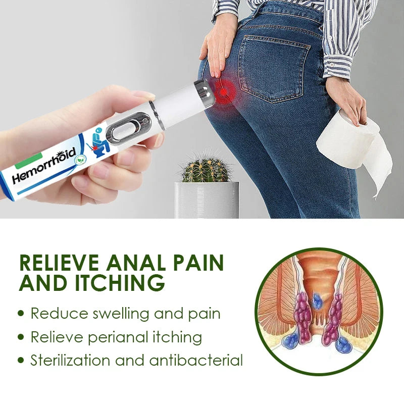 Hemorrhoid Laser Treatment Pen | Portable Wellness Device | Tidesmit Relaxation Treatment Tidesmit