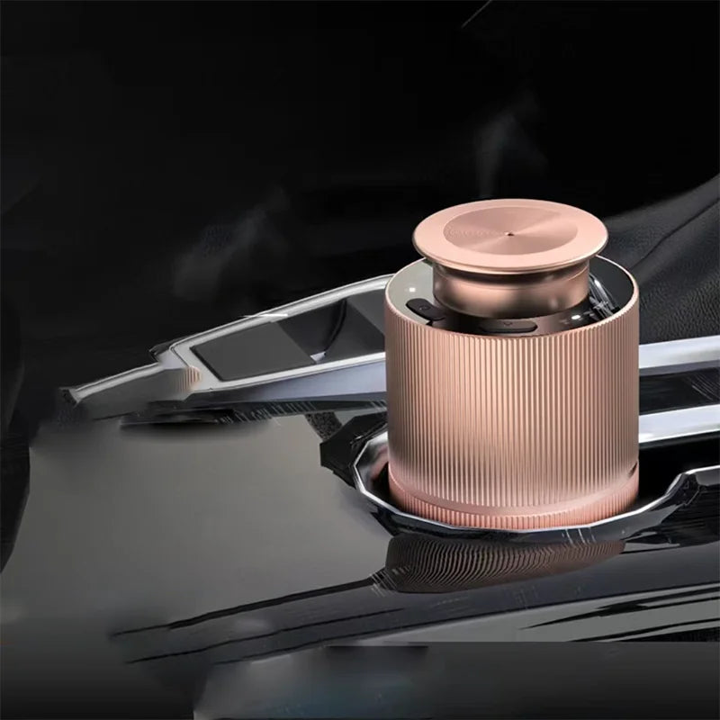 Metal Body Smart Car Diffuser Portable Rechargeable Waterless Aroma Nebulizer Home Office Essential Oil Fragrance Machine