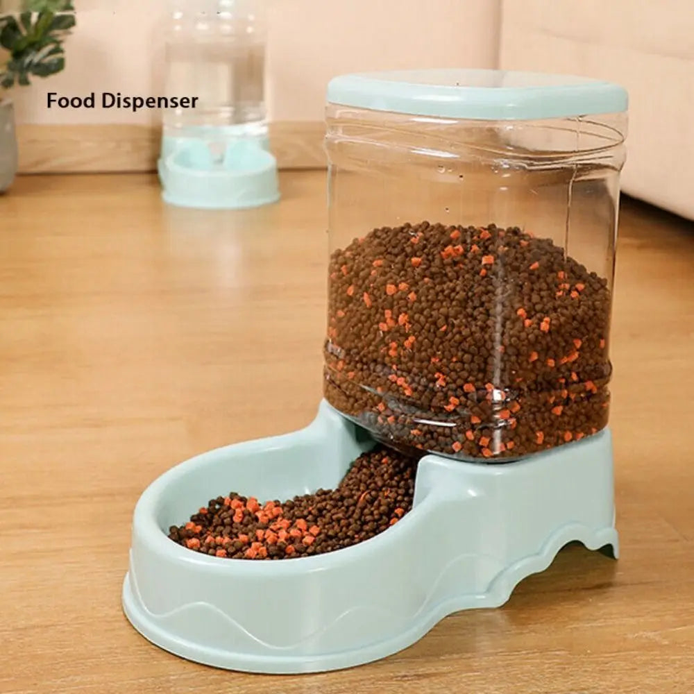 26pcs3.8L PP Material Pet Feeder Pet Water Fountain Drink Bowl Automatic Pet Feeder Large Cat Dog Food Dispenser