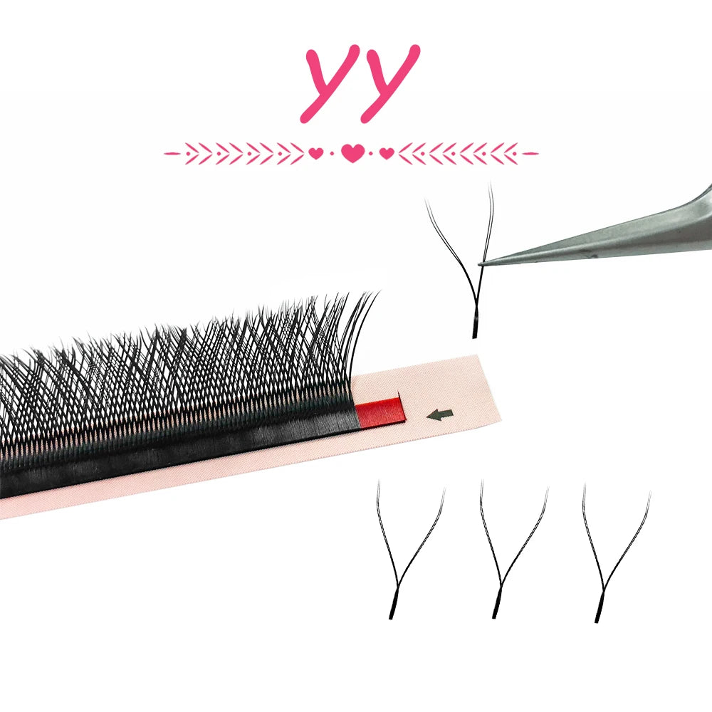 W Style Premade Volume Fans - Professional Faux Lashes by Tidesmit False Eyelashes Tidesmit