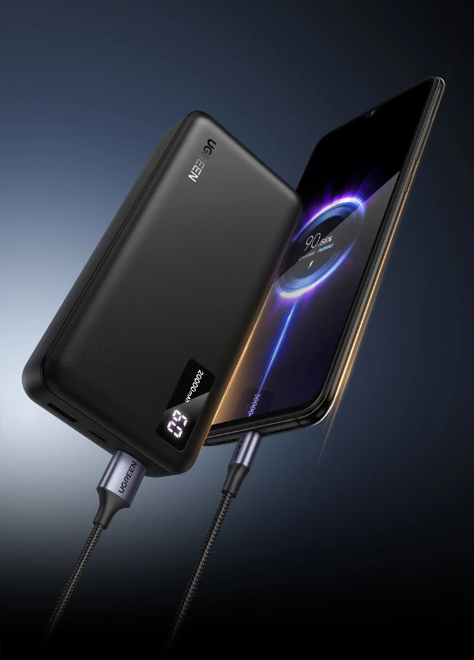20000mAh Portable Power Bank - 20W PD Fast Charging Battery Pack Tidesmit