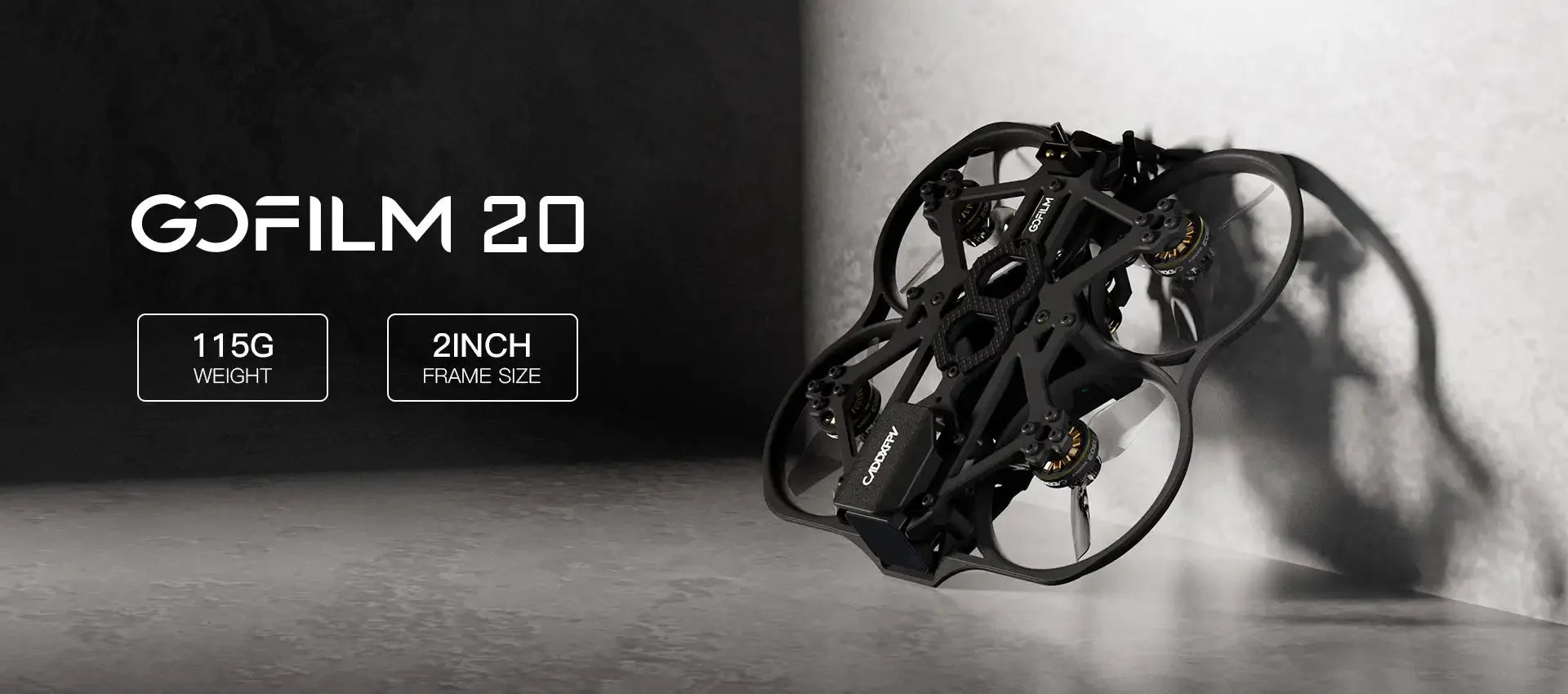 Caddx Gofilm 20 4K FPV Drone | 1303 6000KV 4S Quadcopter Kit Tidesmit
