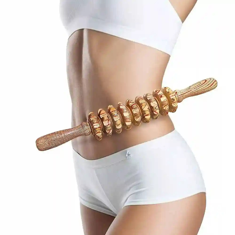 Wooden Massage Roller Stick for Deep Muscle Relief & Recovery Eye Massage Instrument Tidesmit