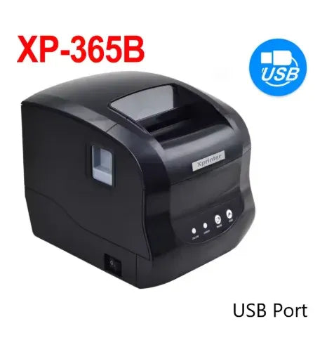 Xprinter XP-365B thermal printer with USB port