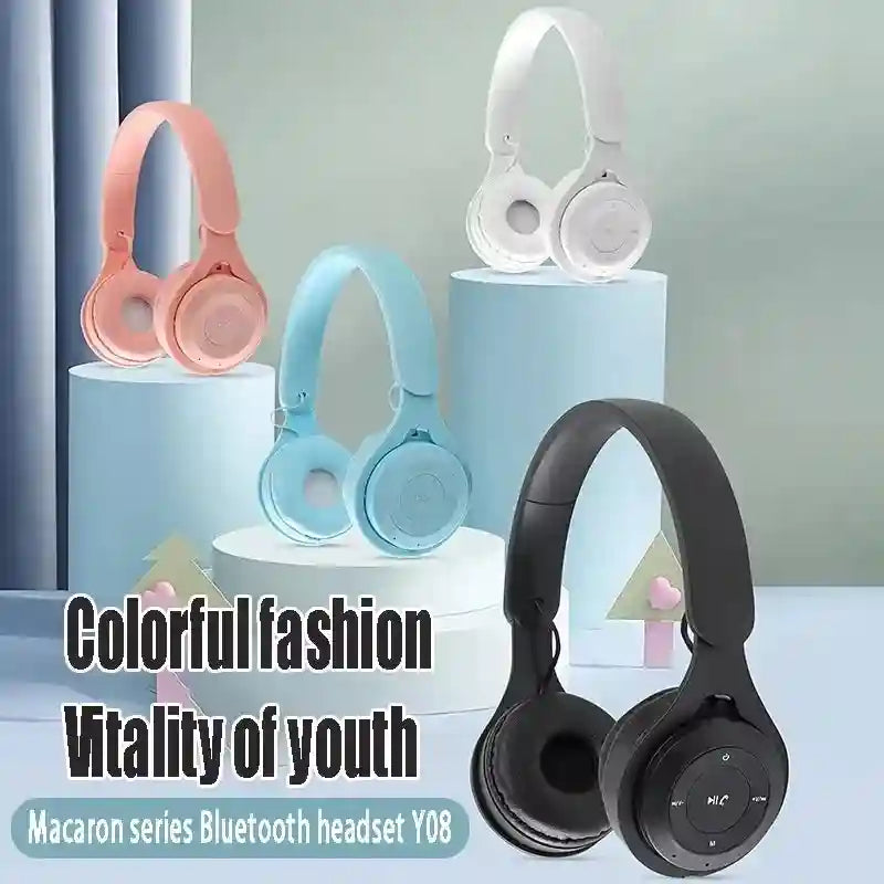 Wireless Headphones Over-Ear Foldable Gaming Headset with Mic Tidesmit