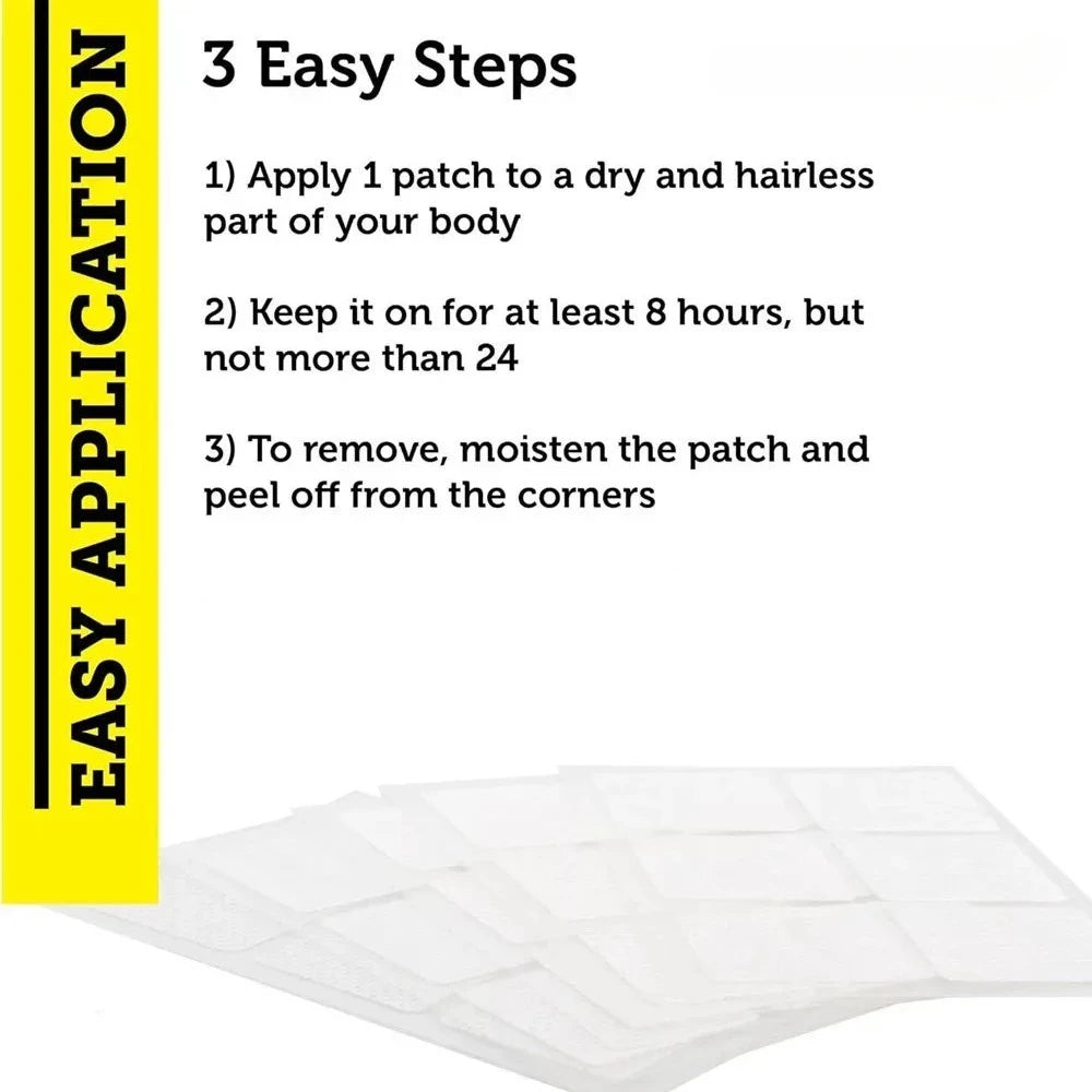 30 Patches 3 in 1 Magnesium L-Threonate Transdermal Patches with Magnesium Glycinate & Magnesium Chelate