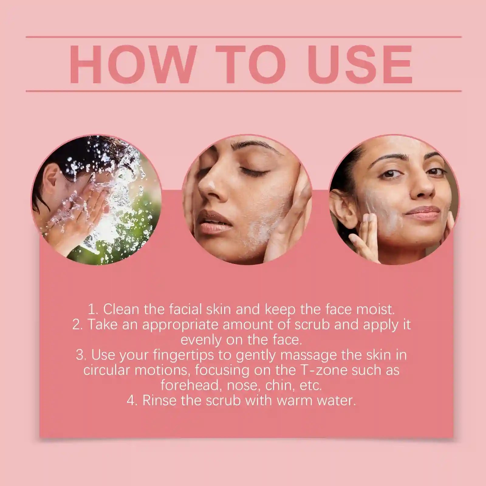 Facial Brightening Scrub - Gentle Exfoliating Skin Polish (150ml) Scrubs Treatments Tidesmit