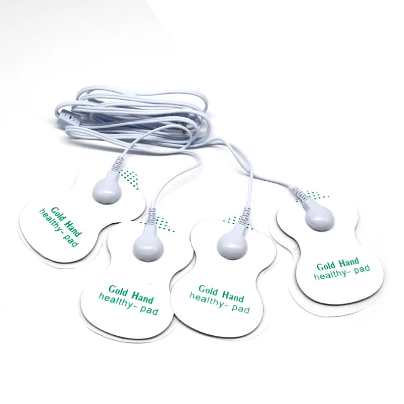 TENS Unit Lead Wire 2-Way or 4-Way Electrode Cable for Electric Massager Body Shaping Massage Equipment Tidesmit