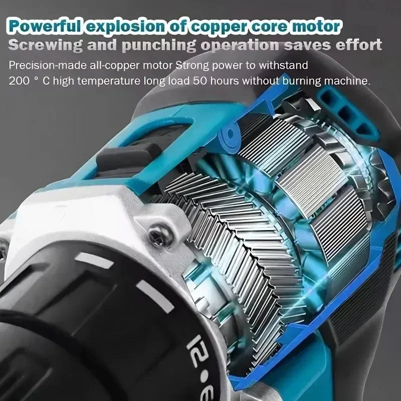 100% Makita DDF487 DDF487 18V Screwdriver Brushless Drill Impact Drill Power Tool Makita 18V Battery