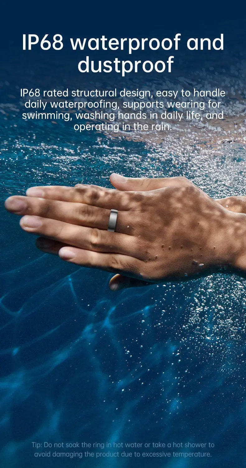 Smart Health Ring – Waterproof Fitness Tracker by Tidesmit Tidesmit