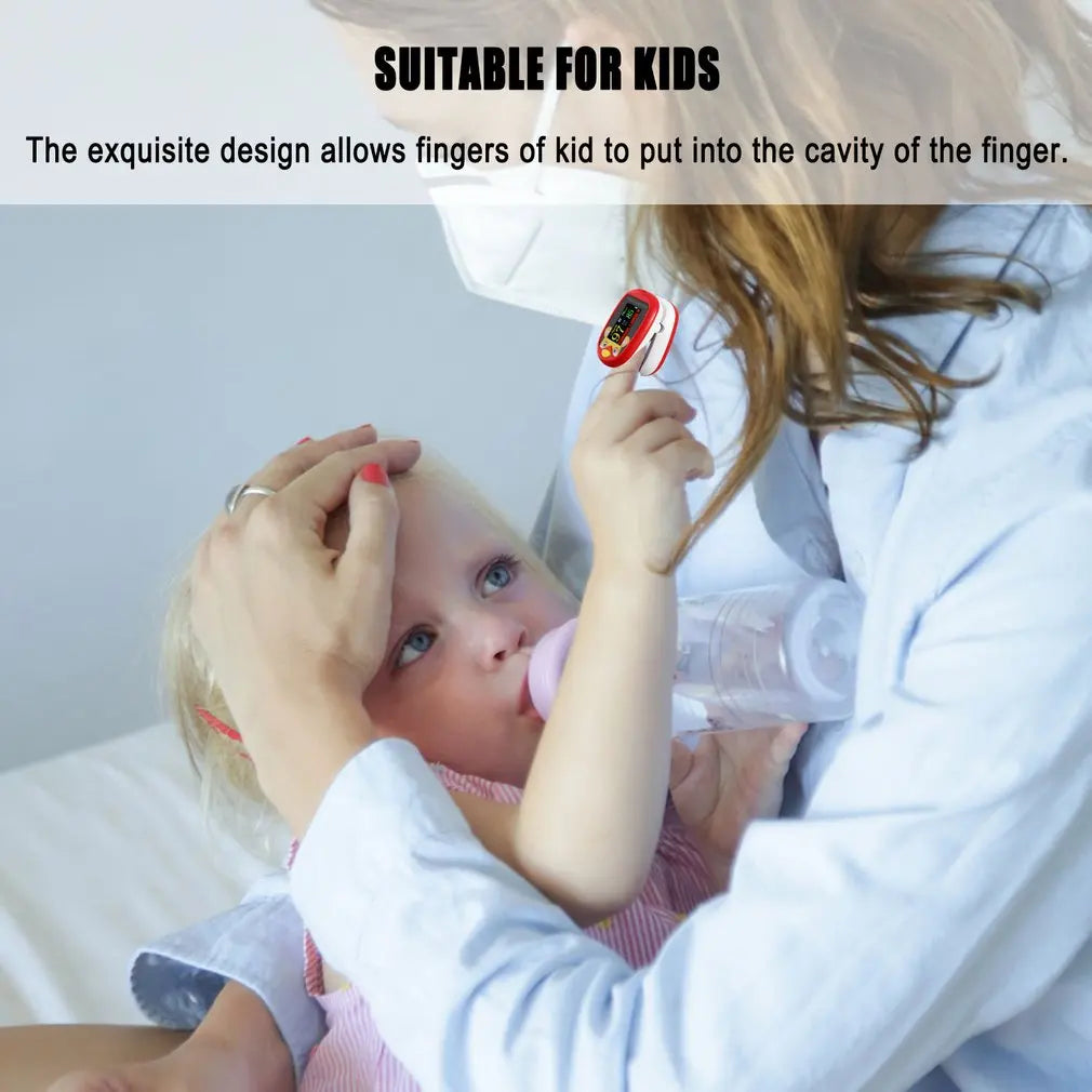 Fingertip Oximeter Testing SPO2 Oximeter Portable Fingertip Pulse Blood Oxygen Saturation Monitor LED Display Hot Sale
