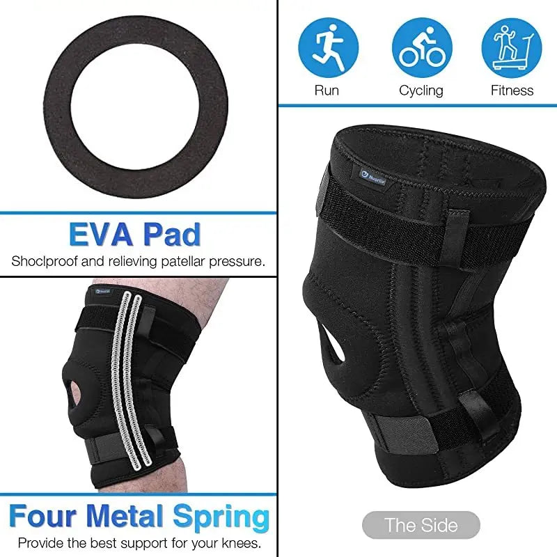 1PCS Knee Brace for Knee Pain with Patella Gel Pad & Side Stabilizers Knee Support Arthritis Meniscus Injury Recovery