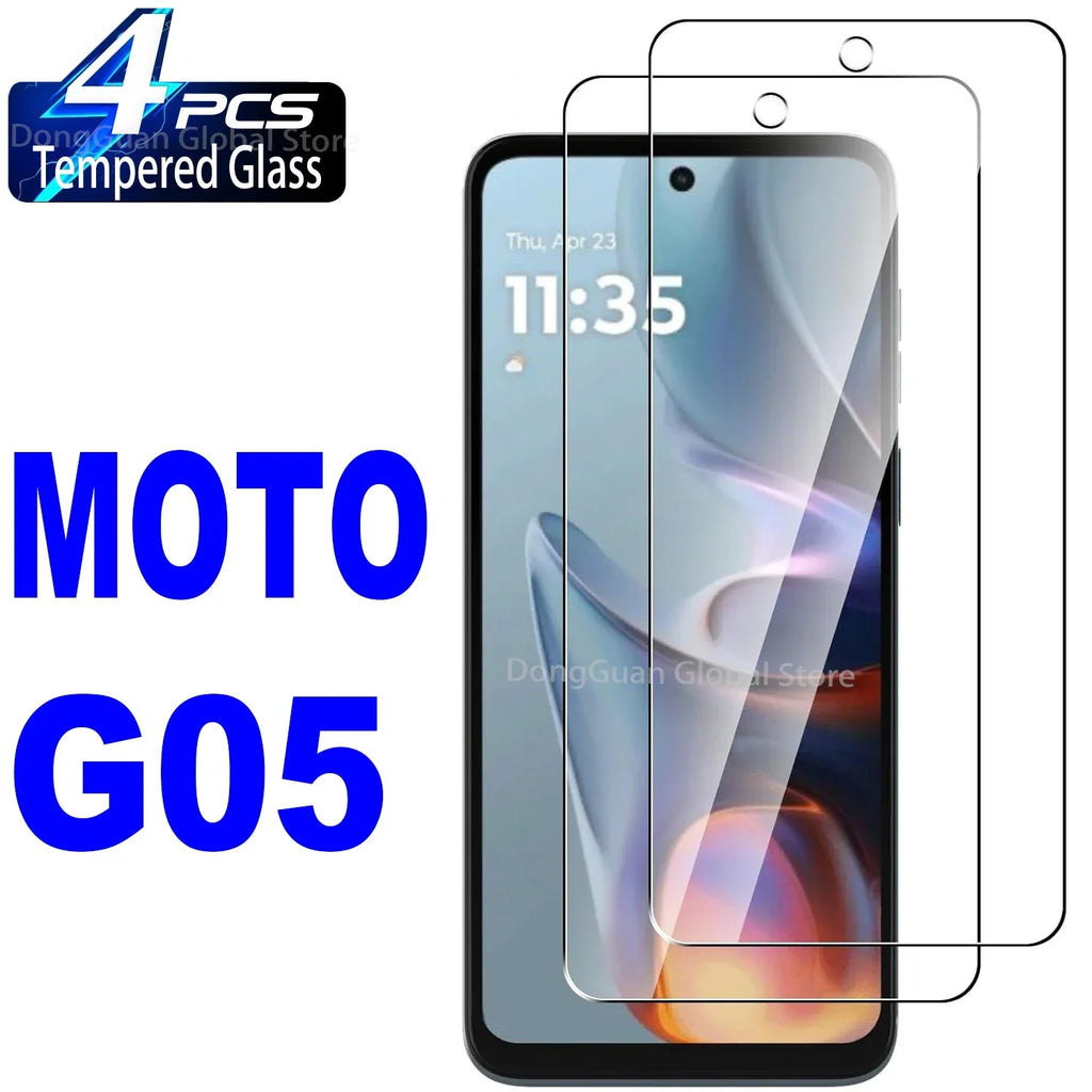 Motorola Moto G05 Screen Protector - 9H Tempered Glass 3 Pack Tempered glass Motorola Moto G05 Tidesmit