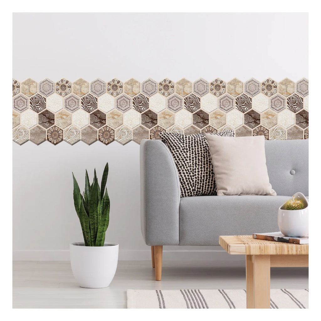 5/10pcs Peel and Stick Tile Backsplash Thicker Design Marble Tiles 12"x12" Stick on Backsplash Self Adhesive Tiles for Anyroom