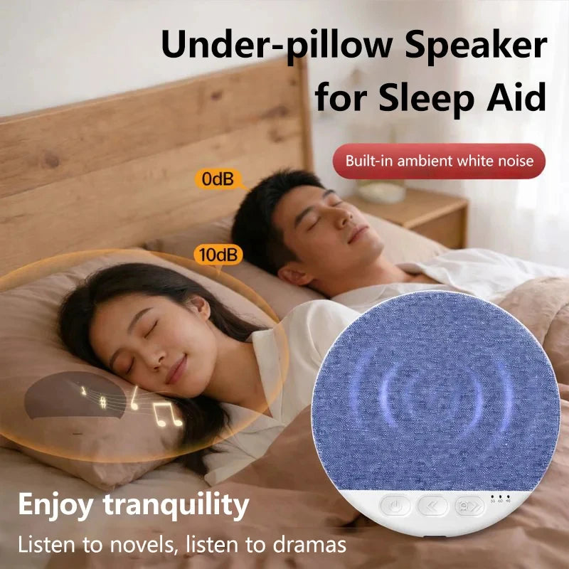 Lenovo New Sleeping Bluetooth Speaker Mini Nature Sound White Noise Soundbar Wireless MP3 Music Player Ultra Thin Timed SpeakerS