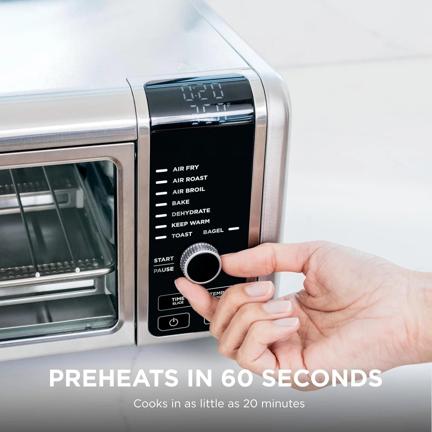 Digital Air Fry Countertop Oven, 8-in-1, XL, Silver