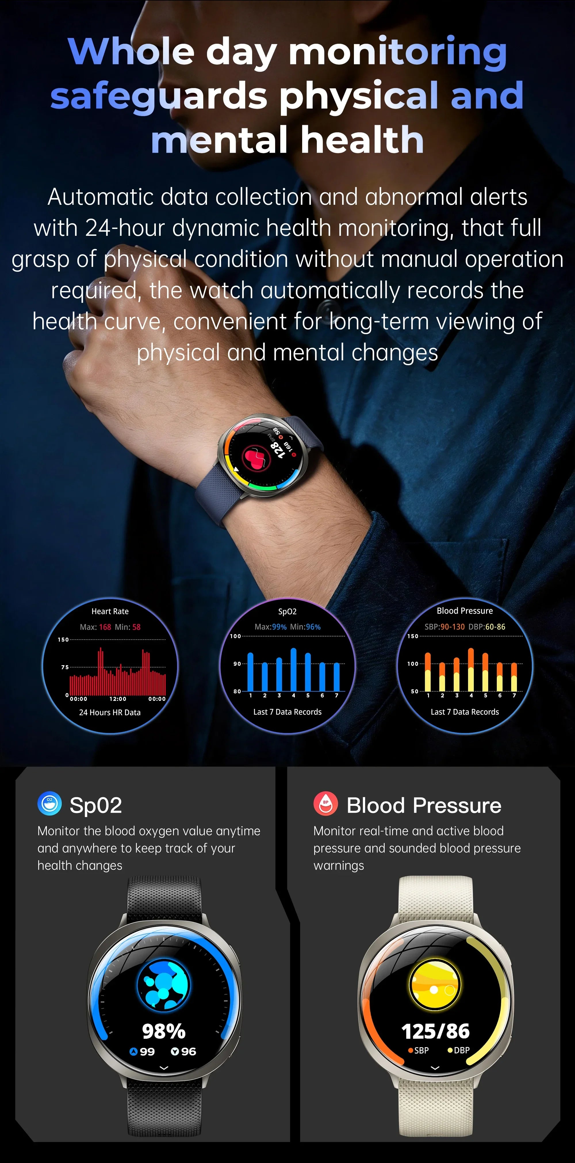 2026 New SmartWatch 5.93mm Thin HD Display Answer Make Call Message Sport Fitness Bracelet IP68 Waterproof Clock for Women Men
