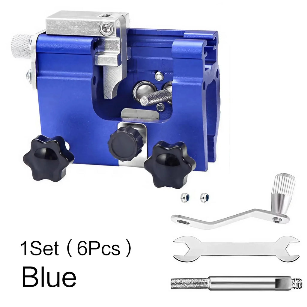 Portable Chainsaw Sharpener Manual Chain Sharpening Kit with Burr Stone Ideal for Lumberjacks and Gardeners