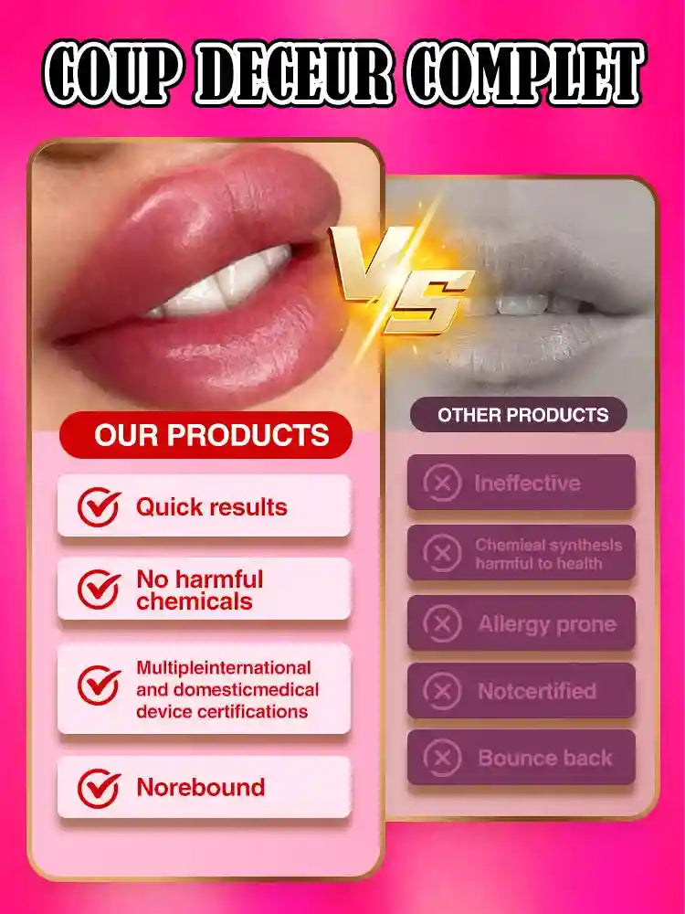 Lip Plumper Serum | Natural Moisturizing Lip Treatment | Tidesmit Lip Care Tidesmit