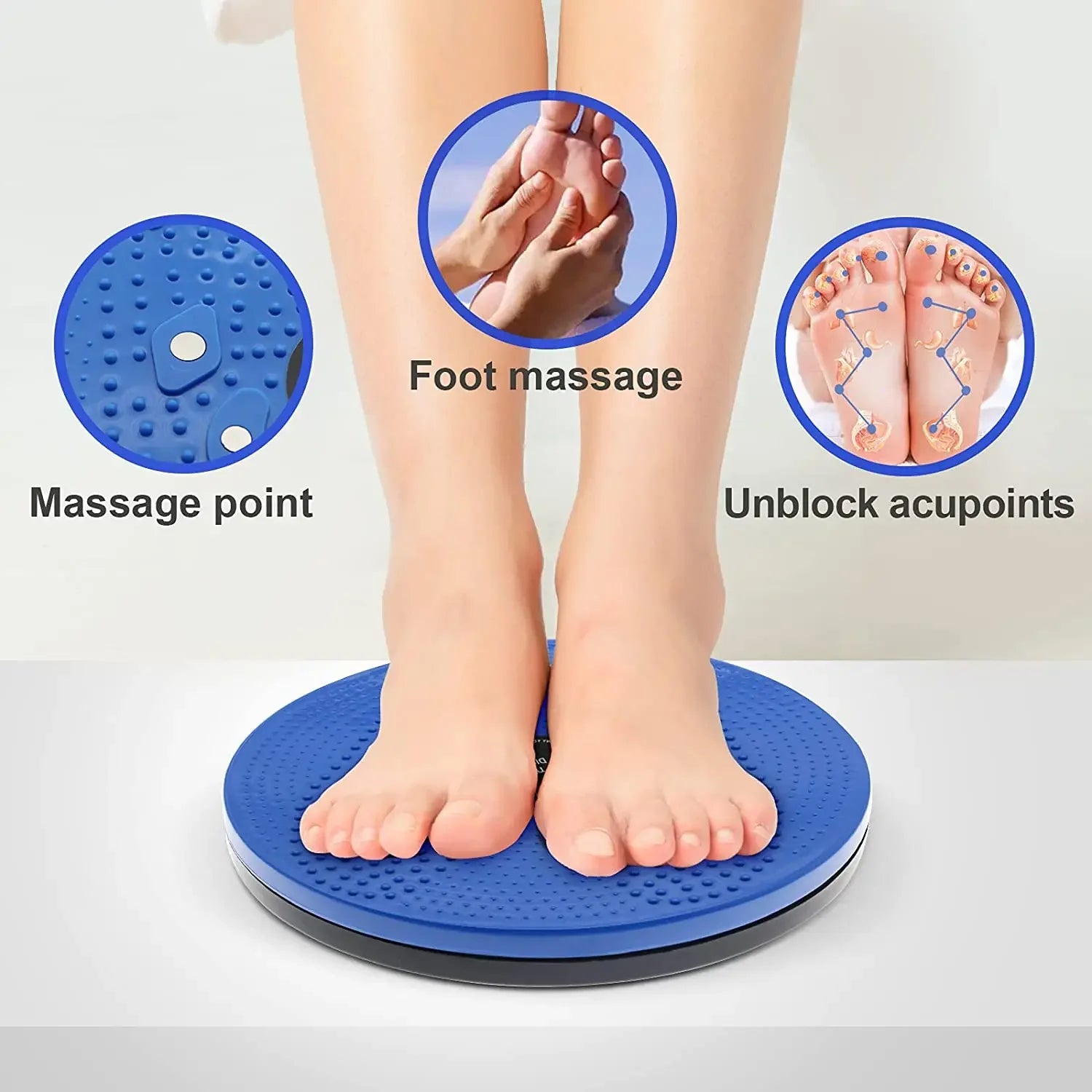 Waist Twisting Disc for Core Fitness - Non-Slip Massage Design Body Shaping Massage Equipment Tidesmit