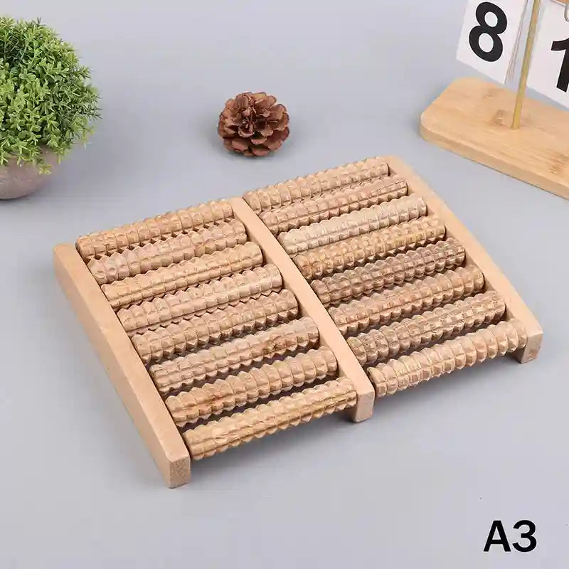 Foot Roller Massager for Plantar Fasciitis - Natural Muscle Relief Massage Roller A3 Tidesmit