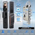 Wishome APP 3D Face Recognition Smart Lock with Camera, Video Call, and Voice Intercom Functions