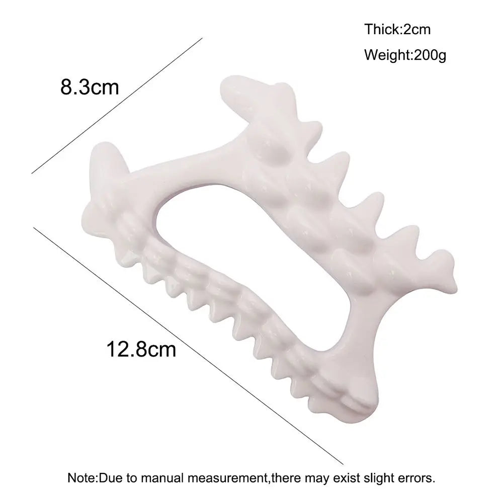 Gua Sha Ceramic Facial Massage Tool for Muscle Relief and Skin Health Back Massage Instrument Tidesmit