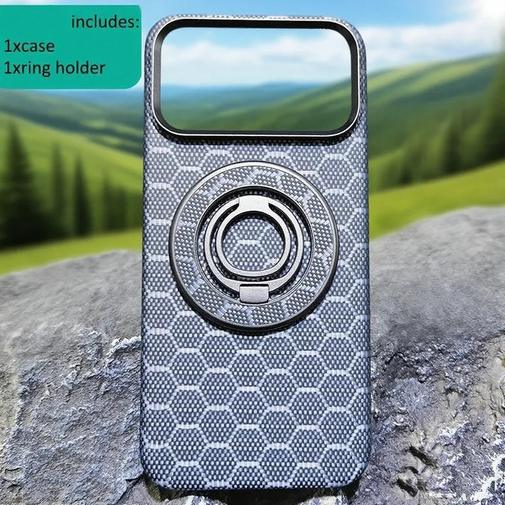 Aramid Fiber iPhone 17 Pro Max Case | Slim Military-Grade Cover Football pattern-1 Tidesmit