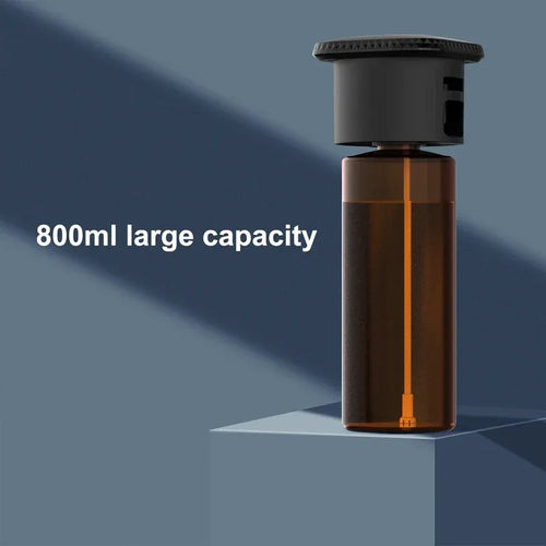 A1000 HVAC waterless diffuser, side view of 800ml essential oil fragrance system for hotel scenting with app control.