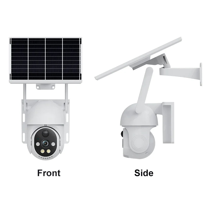 XIAOVV 4G WIFI 6MP Surveillance Smart Security Camera Solar Charging IP65 Waterproof Human Tracking Full Color Night Vision