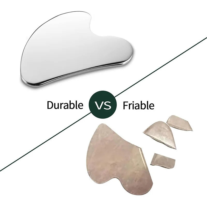 Stainless Steel Gua Sha Scraper for Deep Tissue Muscle Relief Back Massage Instrument Tidesmit