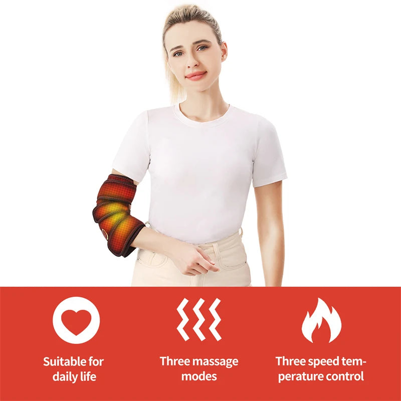 Heated Elbow Massager for Joint Pain Relief - Tidesmit Wellness Tool Relaxation Treatment Tidesmit