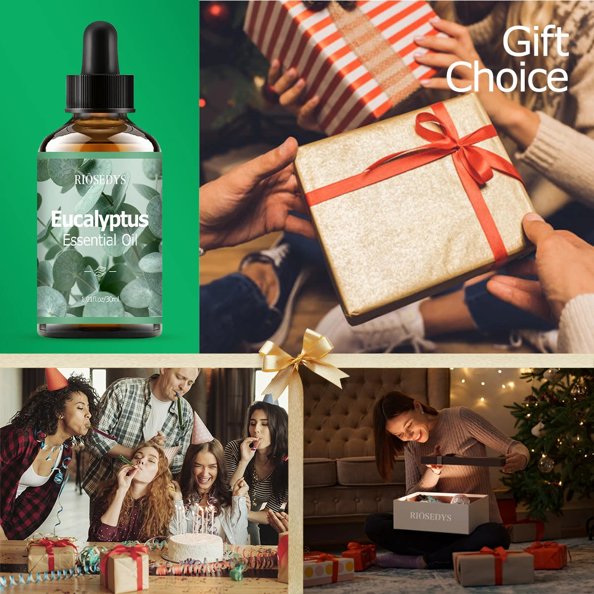 Eucalyptus essential oil natural fragrance, is suitable for body massage treatments ,hair care anddiffuser