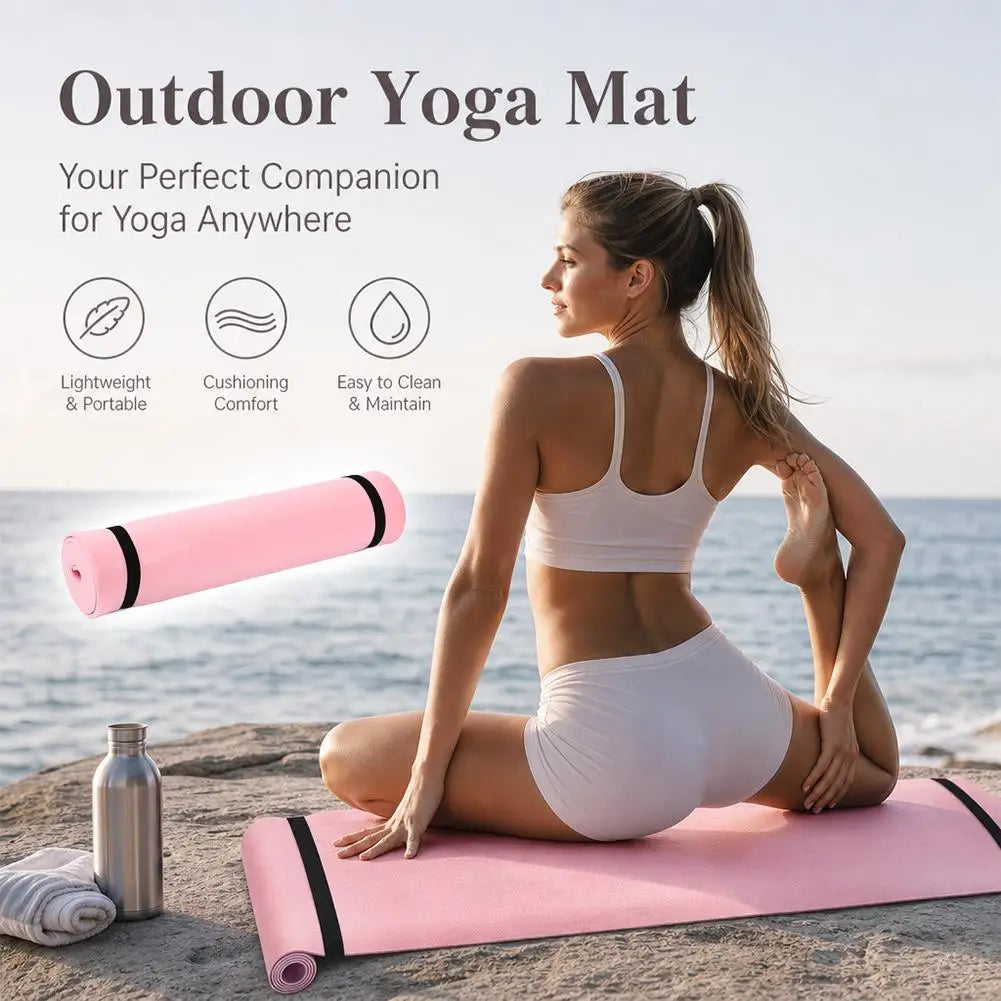 EVA Yoga Mat Anti-skid Sports Exercise Mat for Yoga & Pilates Moistureproof Thickened Camping Picnic Mat Foam Sleeping Pad 2026