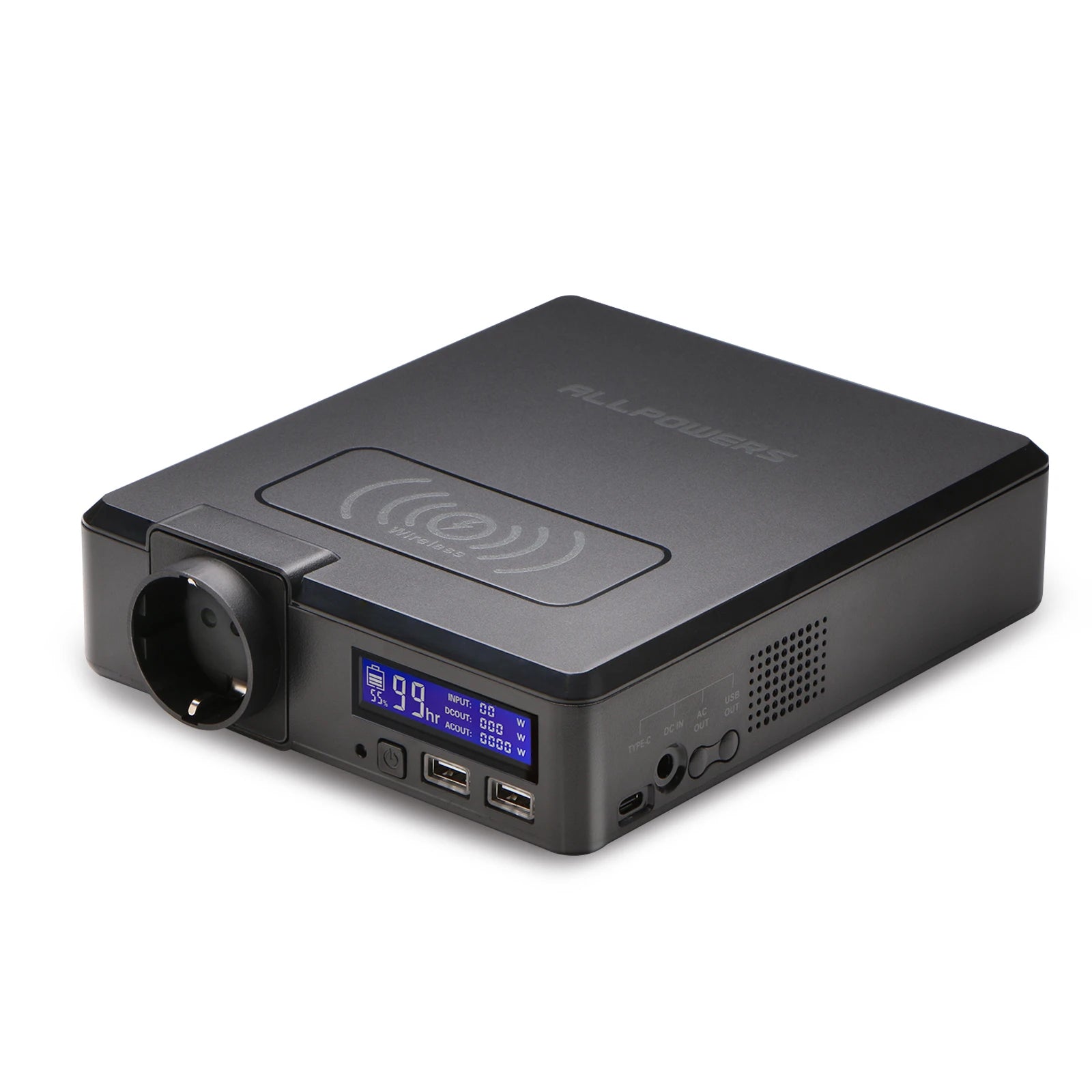 Portable Power Station 154Wh 41600mAh High-Capacity Travel Battery Tidesmit