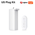 Smart Curtain Motor WiFi Zigbee Silent Electric Track - Tidesmit US Plug (Zigbee) Tidesmit