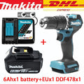 100% Makita DDF487 DDF487 18V Screwdriver Brushless Drill Impact Drill Power Tool Makita 18V Battery