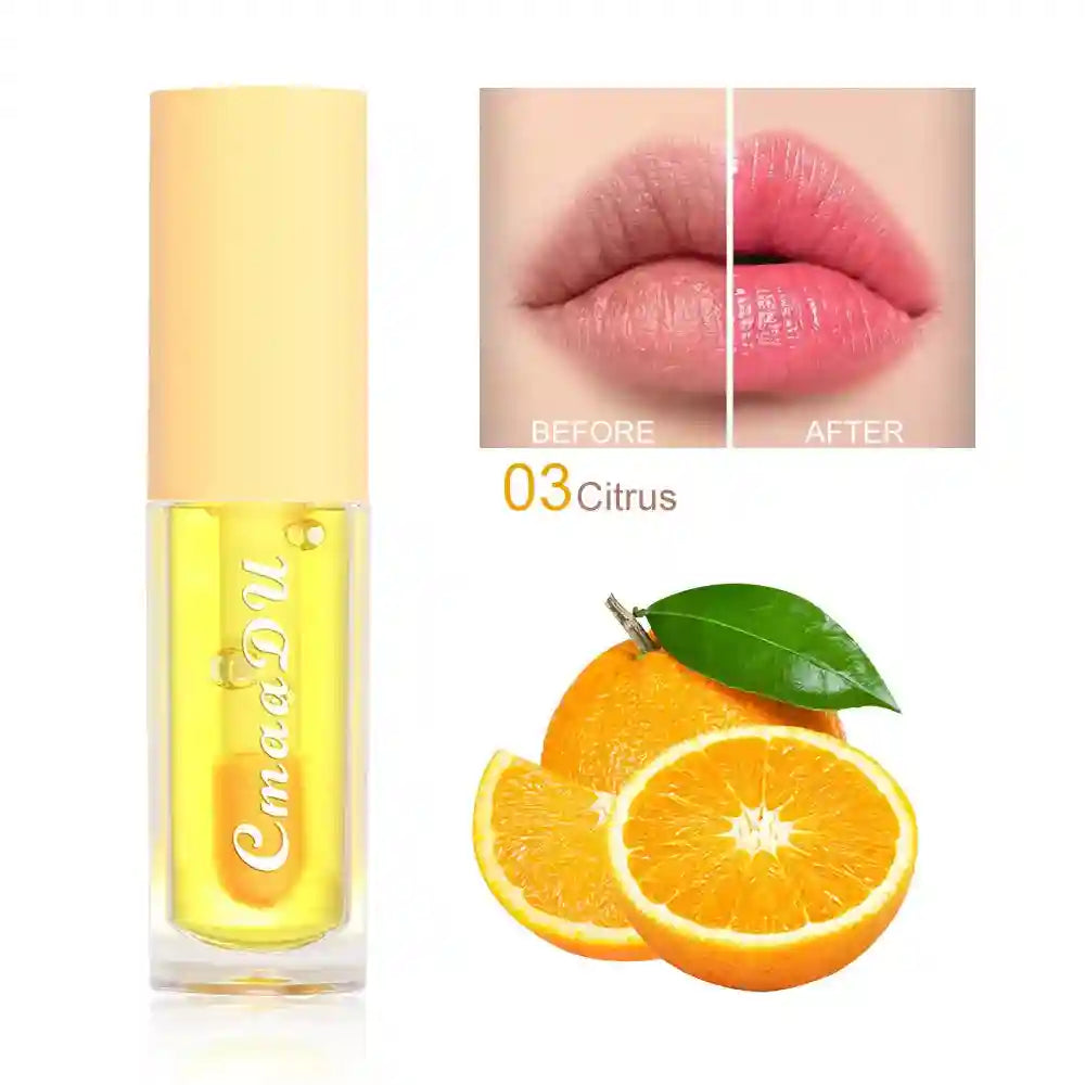 Moisturizing Fruit Lip Oil - Color Changing Hydrating Gloss Lip Care 03 Tidesmit