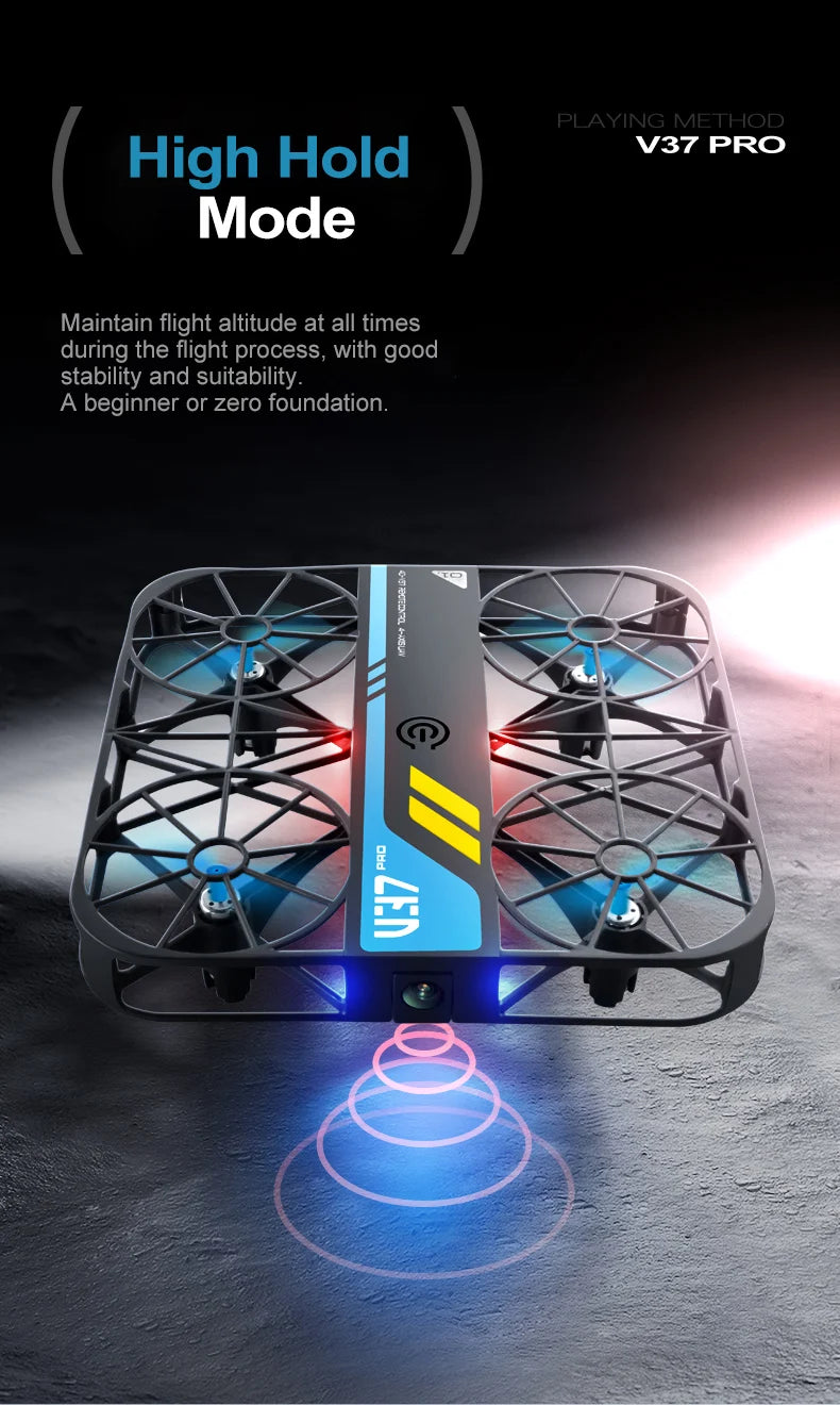 8K Camera Drone V37 - Foldable Quadcopter for Beginners by Tidesmit Tidesmit