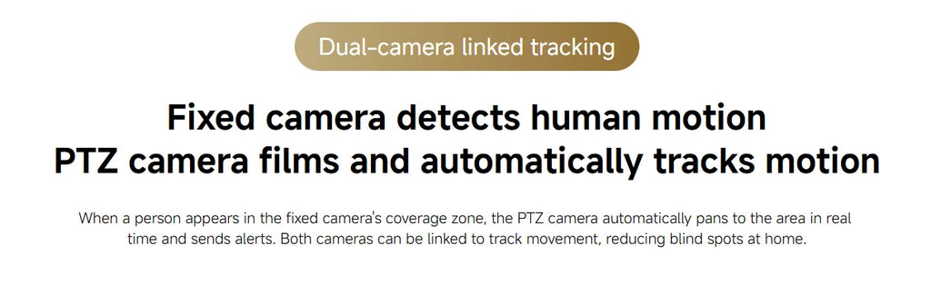 Xiaomi Smart Camera C300 Dual Lens PTZ 360° AI Detection 3 Million Pixels Full Color Night Vision WiFi 6 Home Security Mi Home C